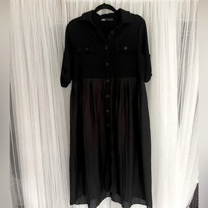 Zara black long dress 🖤